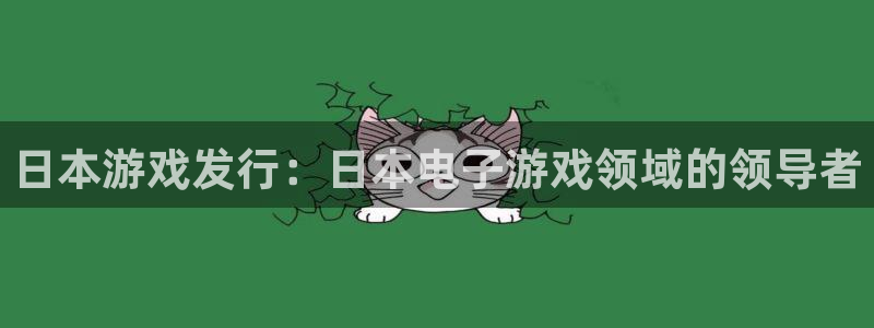 娱乐门徒txt：日本游戏发行：日本电子游戏领域的领导者