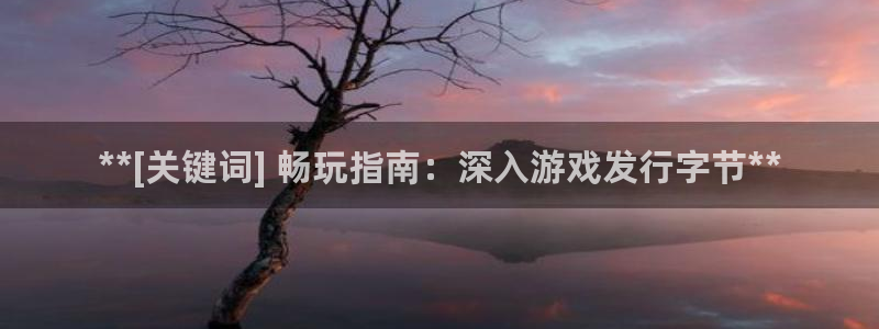 门徒娱乐官网首页下载：**[关键词] 畅玩指南：深入游戏发行字节**