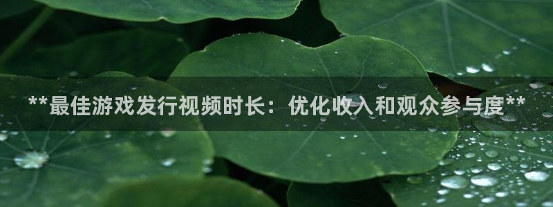 门徒娱乐有没有工资：**最佳游戏发行视频时长：优化收入和观众参与度**