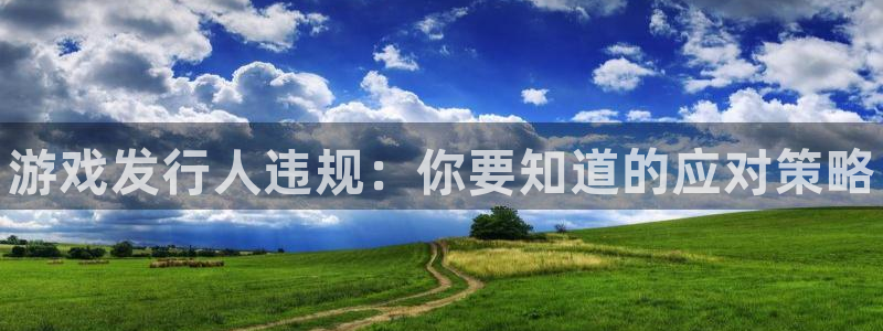 门徒平台登录步骤：游戏发行人违规：你要知道的应对策略